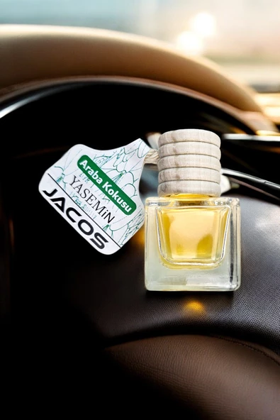JACOSYasemin Sandal Egzotik Lotus Kokusu 8 ml Oto Araç Kokusu Ipli Asma Oto Parfümü 3'lü Set - 2