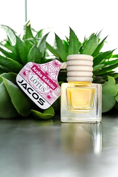 JACOS Lotus Kokulu Araç Kokusu 8 ml - Oto Araç Kokusu - Ipli Asma Oto Parfümü - 4
