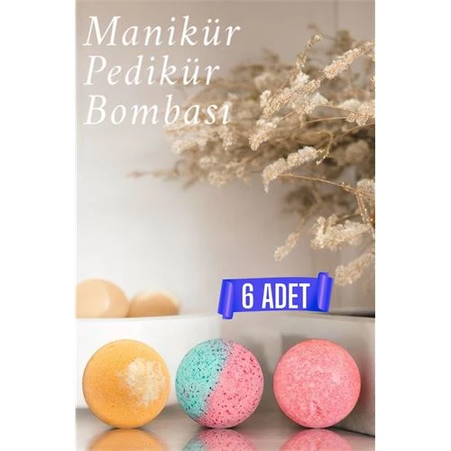 6 ADET Pedikür Manikür Banyo Bombası Topu