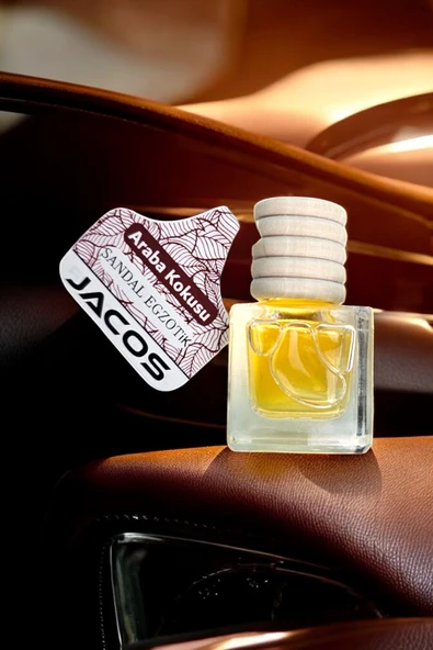 JACOS Japon Kiraz Sandal Egzotik Lotus Kokusu 8 ml Oto Araç Kokusu Ipli Asma Oto Parfümü 3'lü Set - 2