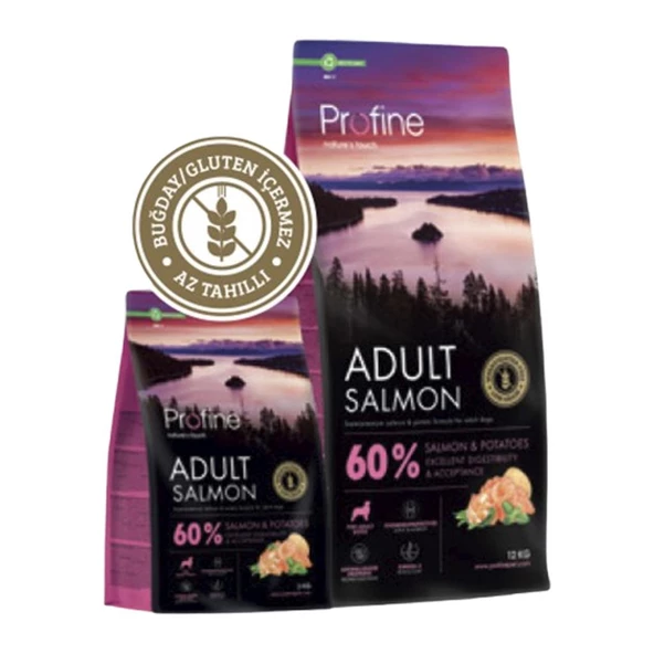 Profine 12kg Gluten Free Adult Salmon Glutensiz Somon Etli Yetişkin Köpek Maması - 3