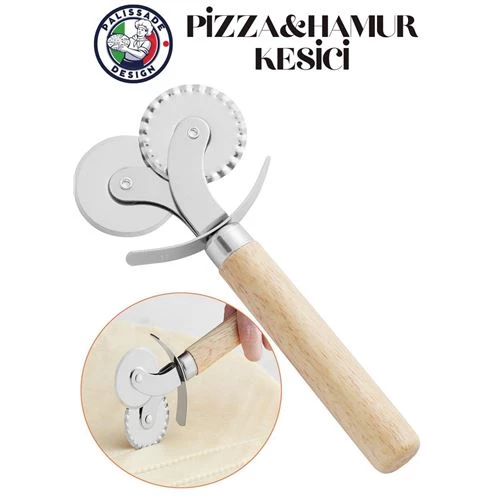 Hamur ve Pizza Kesici Çelik Palissade Design