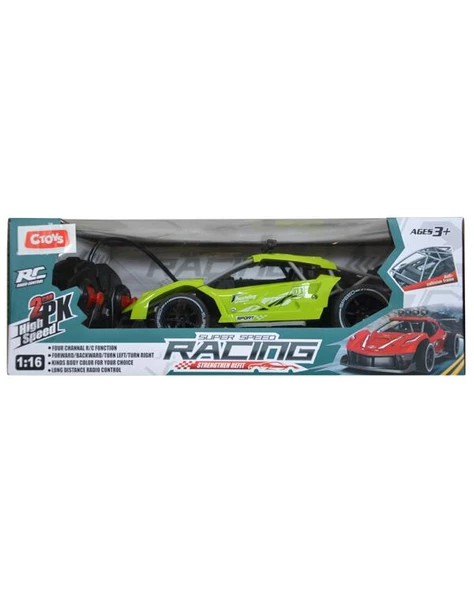 Ctoys Super Speed Racing Kumandalı Yarış Arabası Yeşil 797 36