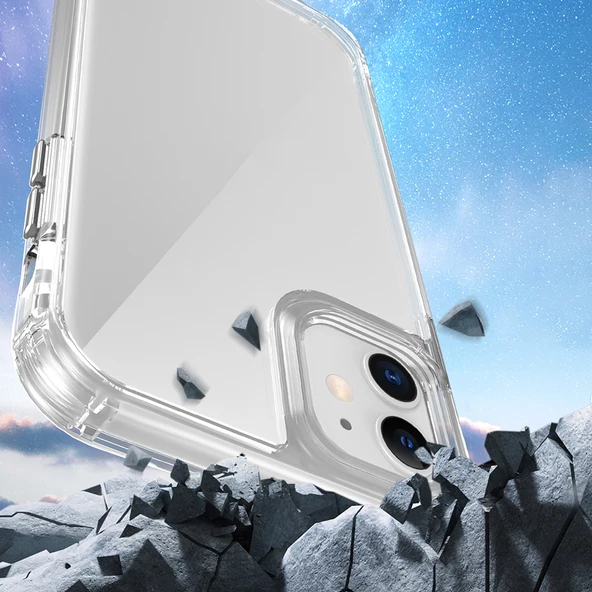 Apple iPhone 11 Kılıf Airbagli Takılabilir Askı Aparatlı Zore Snap Silikon Kapak - Resim 6