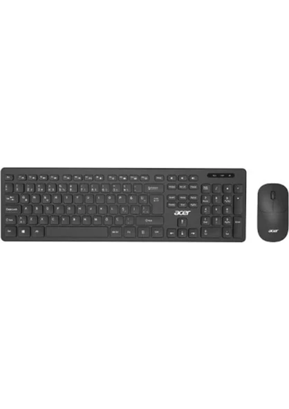 ACER OAK-920 Siyah Kablosuz Sessiz Tuşlu 2.4 Ghz Klavye Moue Set ( Mouse 1200DPI)