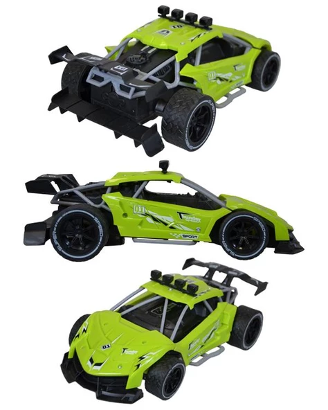 Ctoys Super Speed Racing Kumandalı Yarış Arabası Yeşil 797 36 - 2