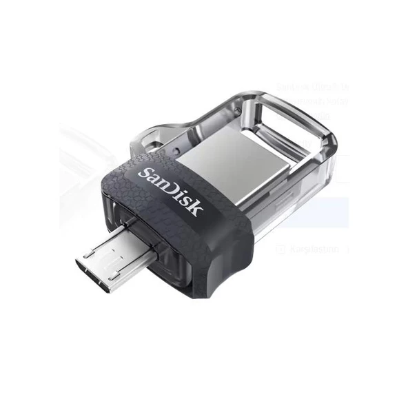 SanDisk Ultra Dual Drive SDDD3-064G-G46 64 GB Flash Bellek