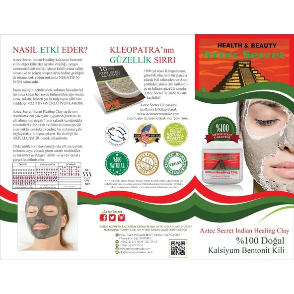 Aztec Secret Indian Healing Clay Kil Maskesi 454 gr - 8