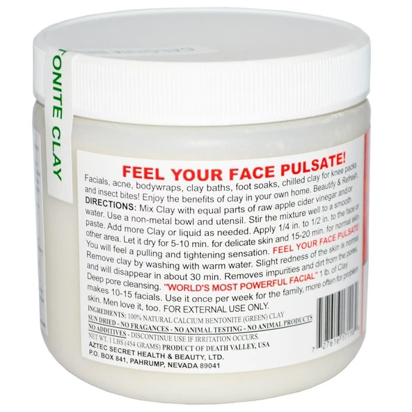 Aztec Secret Indian Healing Clay Kil Maskesi 454 gr - 2