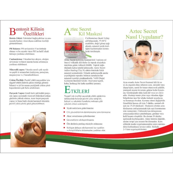 Aztec Secret Indian Healing Clay Kil Maskesi 454 gr - 9