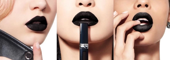 Dior Rouge Liquid 908 Black Matte Ruj - Resim 2
