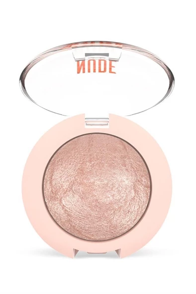 Golden Rose Nude Look Pearl Baked Eyeshadow 01 Ivory