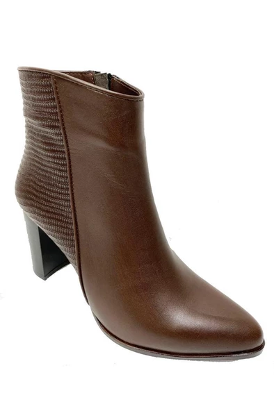 Fix 235-1 Hakiki Deri Anatomik Fashıon Kadın Bot - 4