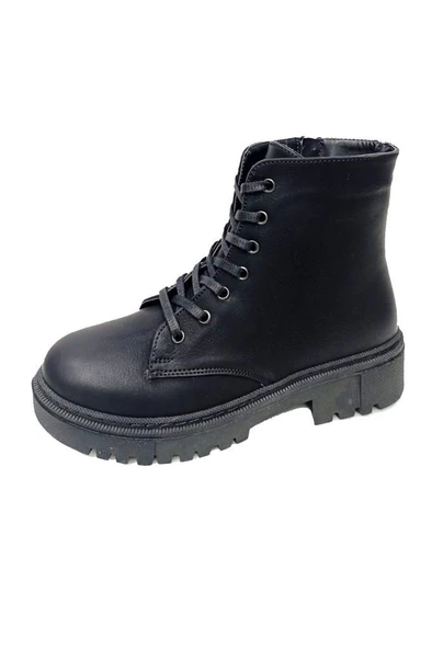 Freefour 6313 Deri Bağlı Fermuarlı Postal Kadın Bot ürün görseli 1