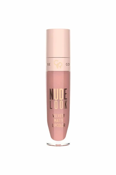 Golden Rose Nude Look Velvety Matte Lipcolour 3 Rosy Nude Ruj ürün görseli