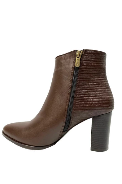 Fix 235-1 Hakiki Deri Anatomik Fashıon Kadın Bot - 6