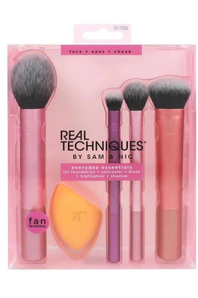 Real Techniques Everyday Essentials Makyaj Fırça Seti - 2