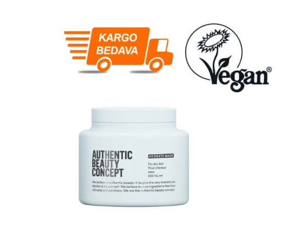 Authentic Beauty Concept Hydrate Mask 200ml -  Ücretsiz Kargo - %100 Saf- Orijinal- Alerjik Tüketicilere Özel Üretim