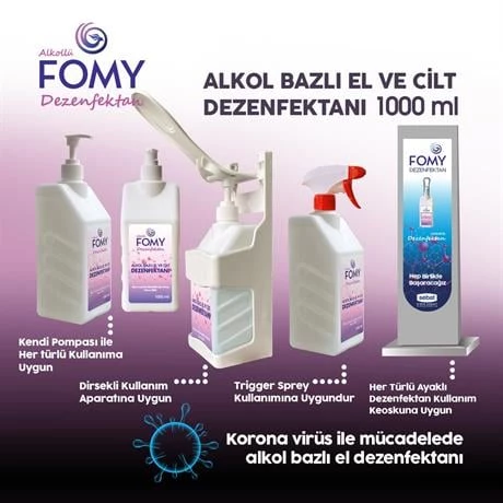 FOMY Alkollü El ve Cİlt Dezenfektanı 1000 ml - 3