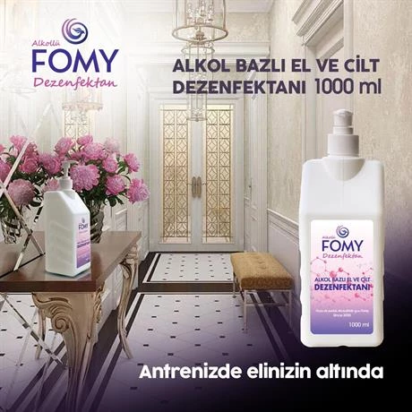 FOMY Alkollü El ve Cİlt Dezenfektanı 1000 ml - 7