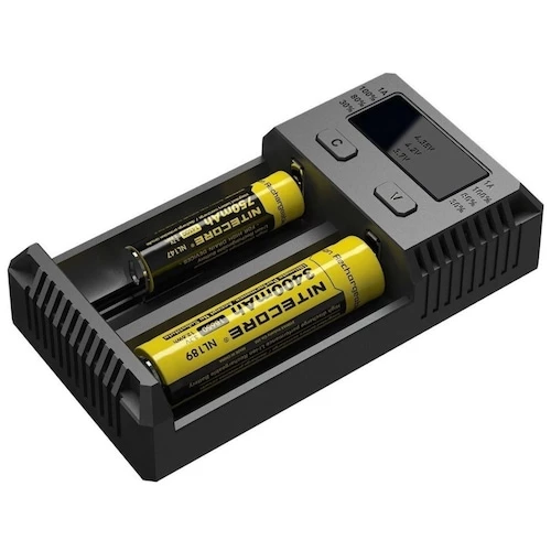 Nitecore New i2 18650, 26650, 20700, 21700, 14500, Pil Şarj Cihazı - 2