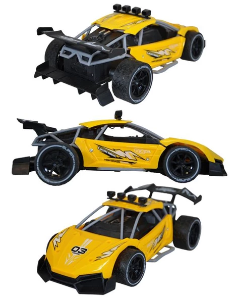 Ctoys Super Speed Racing Kumandalı Yarış Arabası Sarı 797 36 - 2