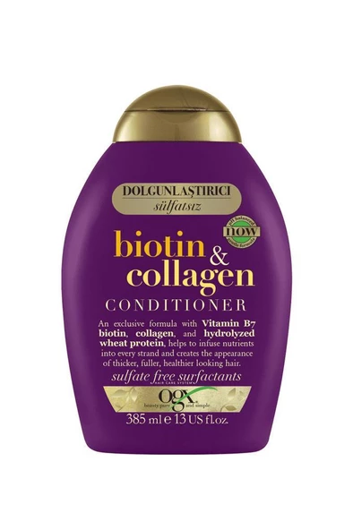 Organix Biotin & Collagen Saç Kremi 385 ml