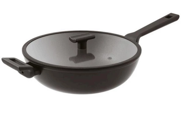 SAMBONET TITAN PRO NON-STİCK WOK TAVA KAPKLI 30 CM