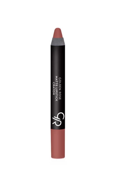 Golden Rose Matte Lipstick Crayon 21 Kalem Ruj