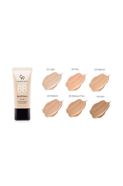 Golden Rose BB Cream SPF25 03 Natural