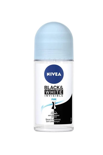 Nivea Black & White Pure Roll On Deodorant 50 ml