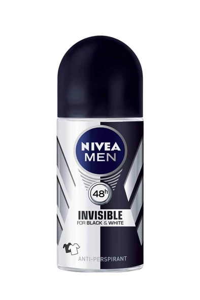 Nivea Men Black & White Roll On Deodorant 50 ml