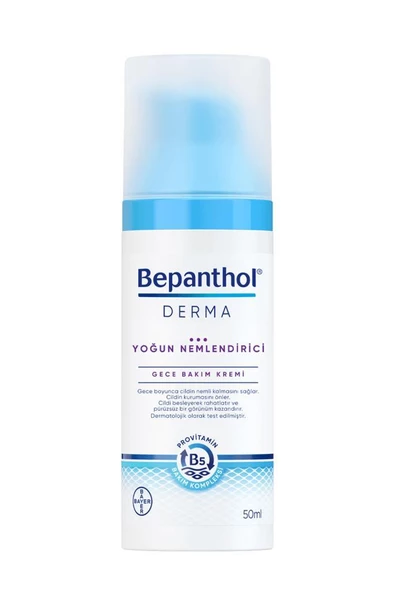 Bepanthol Derma Yoğun Nemlendirici Gece Bakım Kremi 50 ml ürün görseli