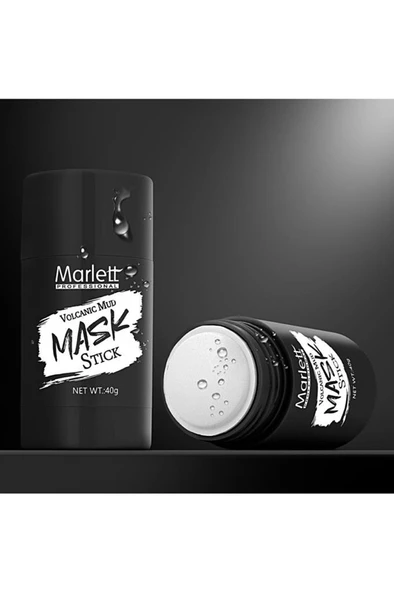 Marlett Proffesional Volcanic Mud Cleaning Mask Stick 40 Gr - 2