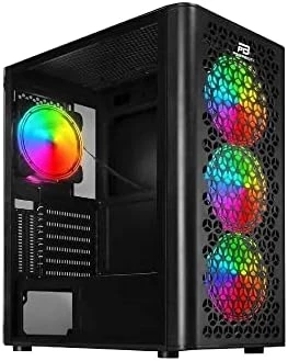 Power Boost VK-M202B RGB Led Fanlı ATX Oyuncu Kasası - 3