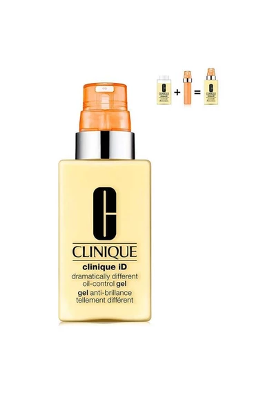 Clinique ID Dramatically Different Oil Control Gel 115 ml+Aktif Kartuş-Yorgunluk 10 ml - 2