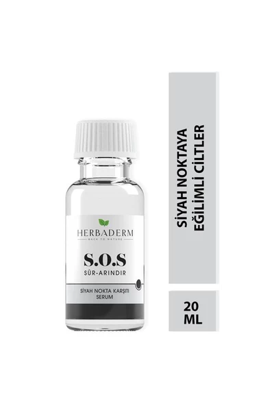 Herbaderm S.O.S Siyah Nokta Karşıtı Serum 20 ml