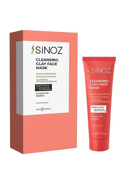 Sinoz Arındırıcı Kil Maskesi 50 ml