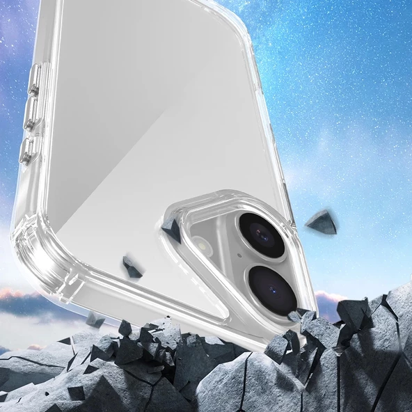 Apple iPhone 16 Kılıf Airbagli Takılabilir Askı Aparatlı Redclick Snap Silikon Kapak - Resim 5