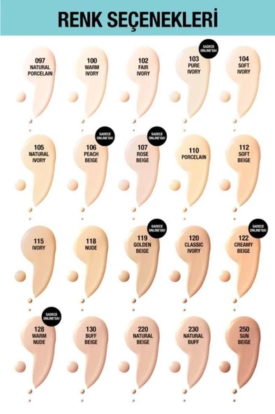 Maybelline New York Fit Me Matte 110 Porcelain Fondöten - 4