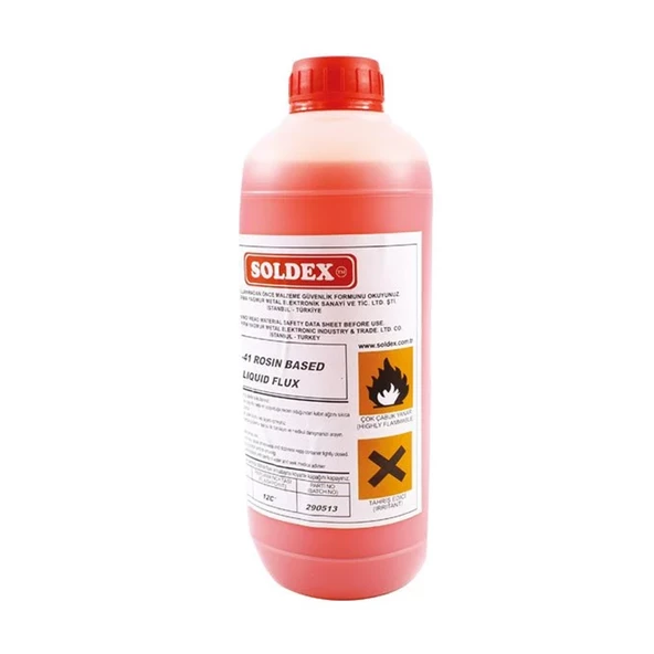 Soldex ASR-41 1 Lt. Köpürebilir Reçine Bazlı Sıvı Flux