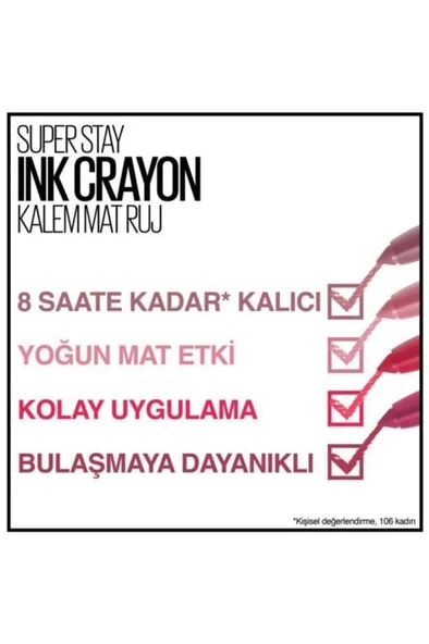 Maybelline New York Super Stay Ink Crayon 20 Enjoy The View Ruj - 3