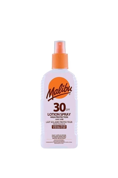 Malibu Lotion Spray SPF30 200 ml Güneş Koruyucu