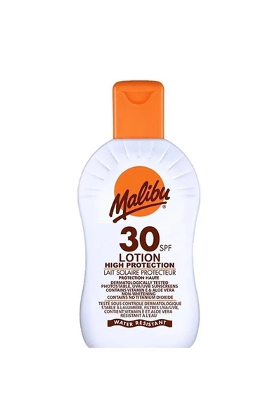 Malibu Lotion High Protection SPF30 200 ml Güneş Koruyucu