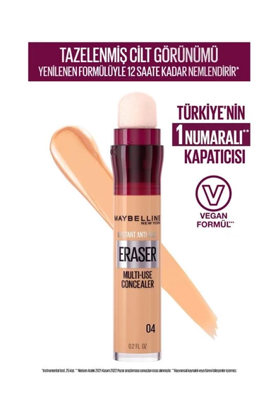 Maybelline New York Instant Anti Age Eraser 04 Honey Kapatıcı