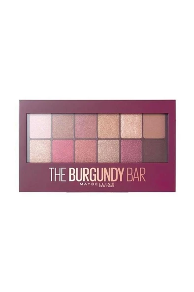 Maybelline New York The Burgundy Bar Eyeshadow Palette Göz Farı Palet