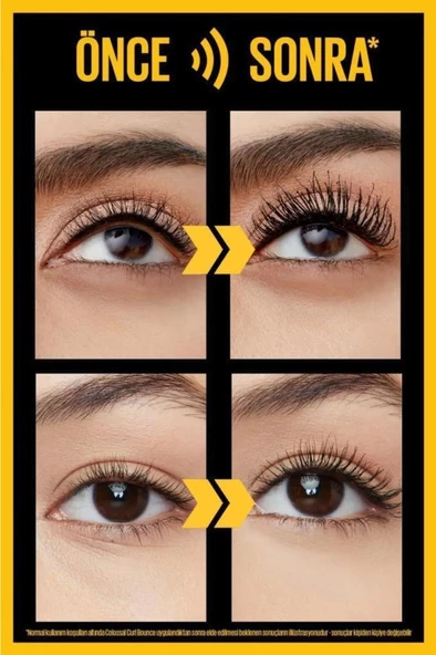 Maybelline New York The Colossal Curl Bounce 01 Very Black Maskara - 3