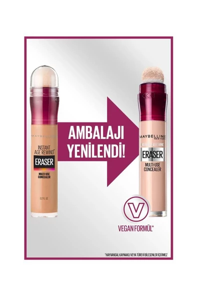 Maybelline New York Instant Anti Age Eraser 03 Fair Kapatıcı - 2