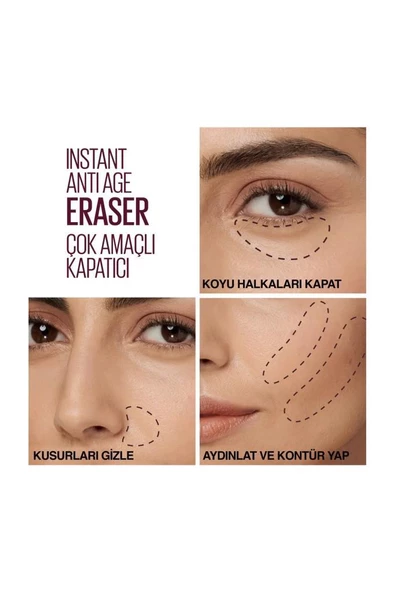 Maybelline New York Instant Anti Age Eraser 03 Fair Kapatıcı - 3