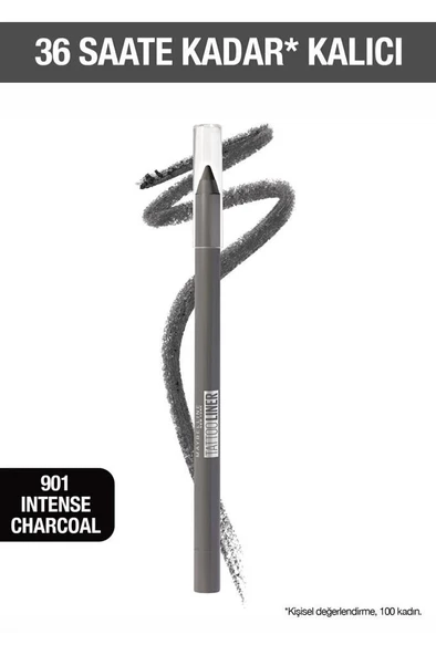 Maybelline New York Tattoo Liner Gel Pencil 901 Intense Charcoal Göz Kalemi